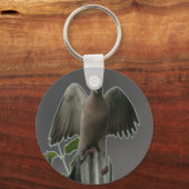 Fallen Angel Dove Sleutelhanger (Voorkant)