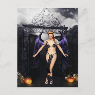 Fallen Angel Halloween Briefkaart