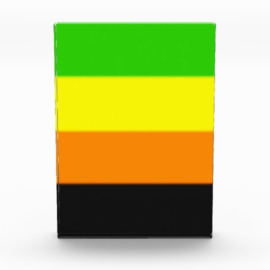 Fallen Aromantische Pride Flag Fotoblokken (Voorkant)