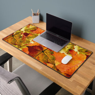 Fallen Autumn Leaves Bureaumat