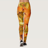 Fallen Autumn Leaves Leggings (Achterkant)