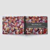 Fallen Autumn Leaves Pet Memorial livre d'invité (Complet)