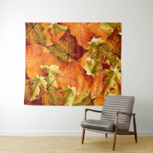 Fallen Autumn Leaves Wandkleed