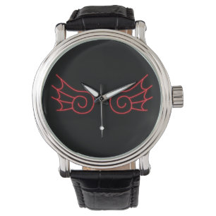 Fallen Chibi Demon Wings Horloge