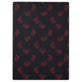 Fallen Chibi Demon Wings Klembord (Achterkant)