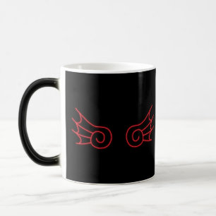 Fallen Chibi Demon Wings Magische Mok