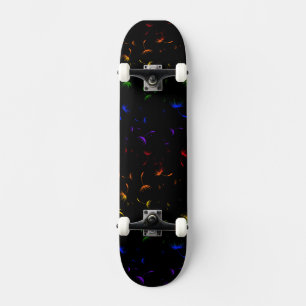 Fallen Dandelion Seeds Gay Pride Skateboard