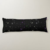 Fallen Dandelion Seeds Genderqueer Pride Lichaamskussen (Achterkant)