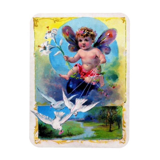 Fallen Easter Fairy Magneet (Verticaal)
