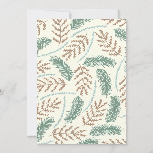 Fallen Fern Pattern Kaart (Voorkant)