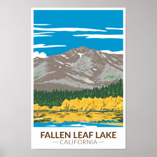 Fallen Leaf Lake California  Poster