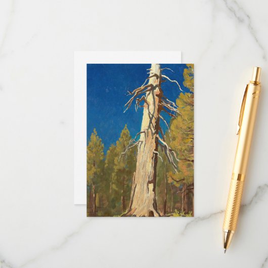 Fallen Leaf van Maynard Dixon Informatiekaartje (Voorkant / Achterkant in situ)