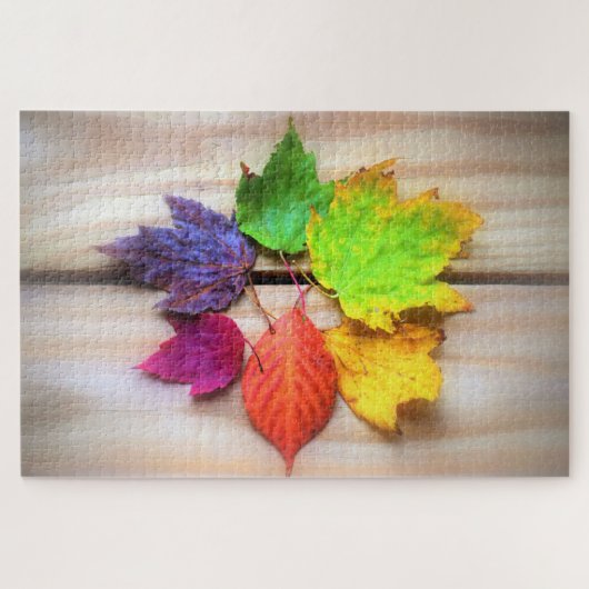 Fallen Leaves Jigzaag Puzzle Legpuzzel (Horizontaal)