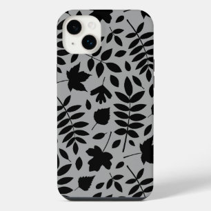 Fallen Leaves LG Pattern Zwart op Grijs