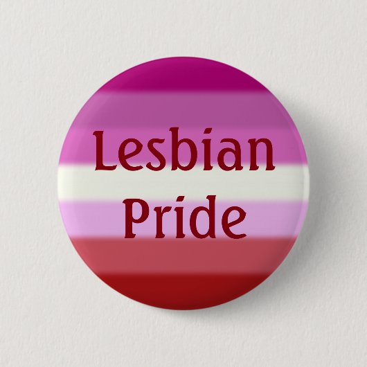 Fallen Lesbian Pride Flag (tekst) Ronde Button 5,7 Cm (Voorkant)