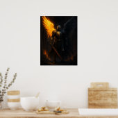 Fallen Light Warrior Poster (Keuken)