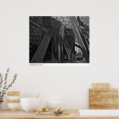 Fallen Roof Boards near Old Kilns, 1963 Poster (Keuken)