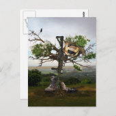 Fallen Soldier's Cross Briefkaart (Voorkant / Achterkant)