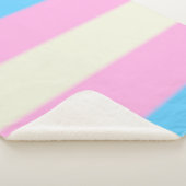 Fallen Trans Pride Flag Sherpa Deken (3/4)
