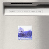 Fallen Tree Blue Magneet (Insitu (Vaatwasser))