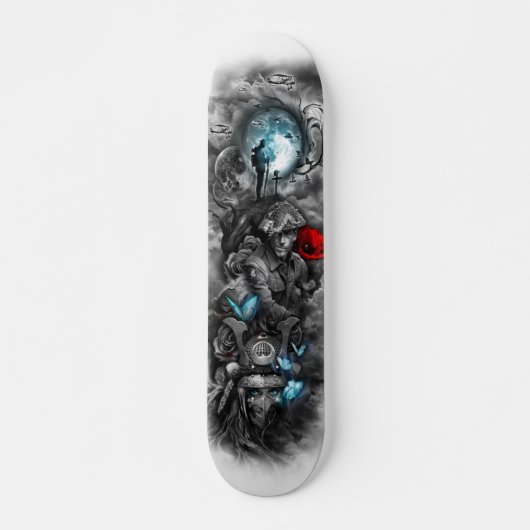 Fallen Warrior Deck Skateboard (Voorkant)