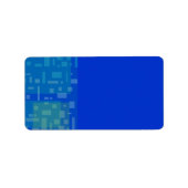 FALLENDE STARS EN SQUARES Druk uw eigen labels af (Voorkant)