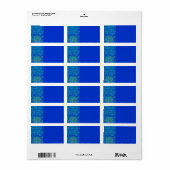 FALLENDE STARS EN SQUARES Druk uw eigen labels af (Full Sheet)