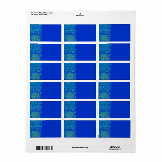 FALLENDE STARS EN SQUARES Druk uw eigen labels af (Full Sheet)