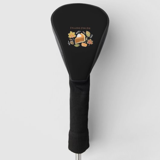 Falling for Pie – Gezellig Herfst Pompoen Pie Desi Golfheadcover (Voorkant)