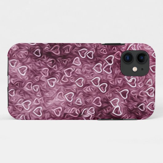 Falling Hearts - Pink Case-Mate iPhone Case (Achterkant (horizontaal))