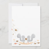 Falling in Love Squirrel Bridal Shower Uitnodiging (Voorkant)