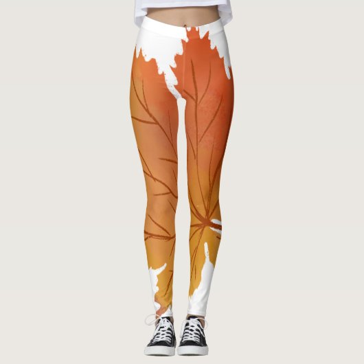 Falling Leaf - Herfst Leggings (Voorkant)