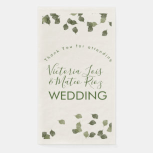 Falling Leaves Herfst Autumn Greenery Hartelijk da Servet