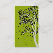 Falling Leaves Visitekaartjes (Achterkant)