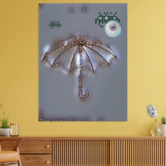 Falling Magic Canvas Afdruk (Insitu (Woonkamer))