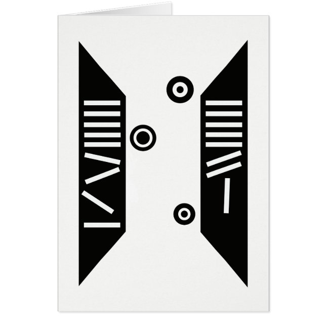 "Falling" Modern Art Card (5 x 7 inch) (Voorkant)