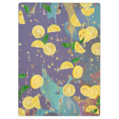 Falling oranges Clipboard Klembord (Achterkant)