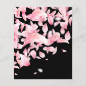 Falling petals vlieger flyer (Achterkant)