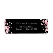 Falling peters retour address label (Voorkant)