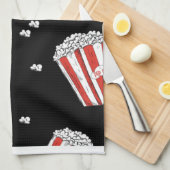 Falling Popcorn Pattern Theedoek (Quarter Fold)