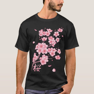 Falling Sakura Cherry Blossom T-shirt
