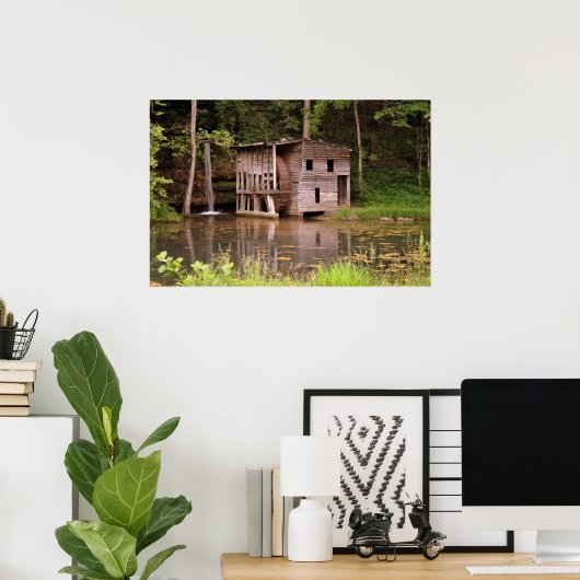 Falling Spring Mill Poster (Thuiskantoor)