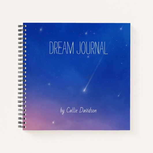 Falling Star Dream Journaal Notitieboek (Voorkant)