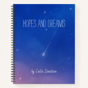 Falling Star Hopes and Dreams Journal (en) Officië Notitieboek