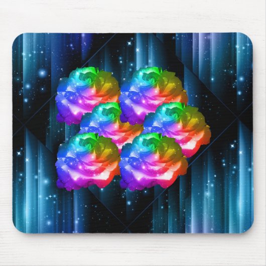 Falling Stars Mousepad Muismat (Voorkant)
