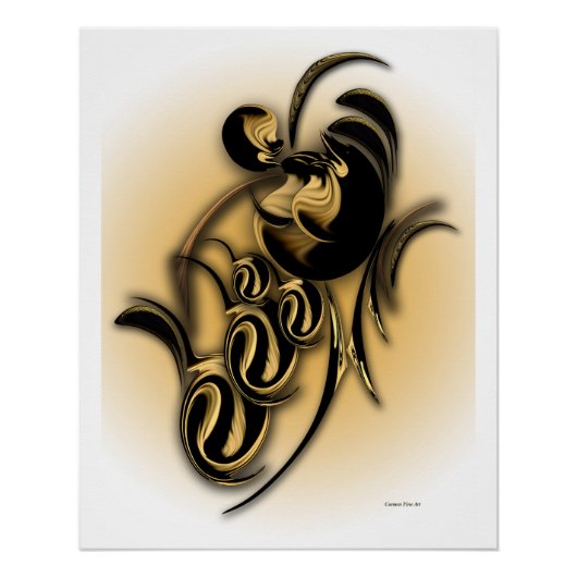 "Falling Theme from Autumnal Context", Poster Perfect Poster (Voorkant)