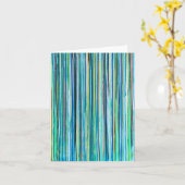 Falling Water Blank Notecard Kaart (Gele Bloem)