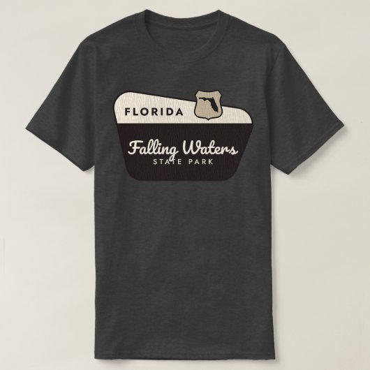 Falling Waters State Park Florida Welkomstbord T-shirt (Design voorkant)