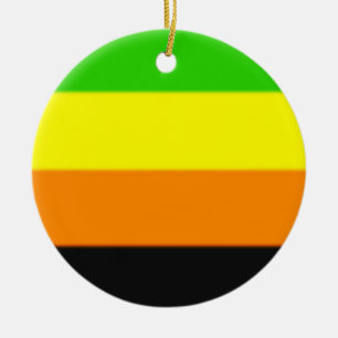 Fallln Aromantic Pride Flag Keramisch Ornament