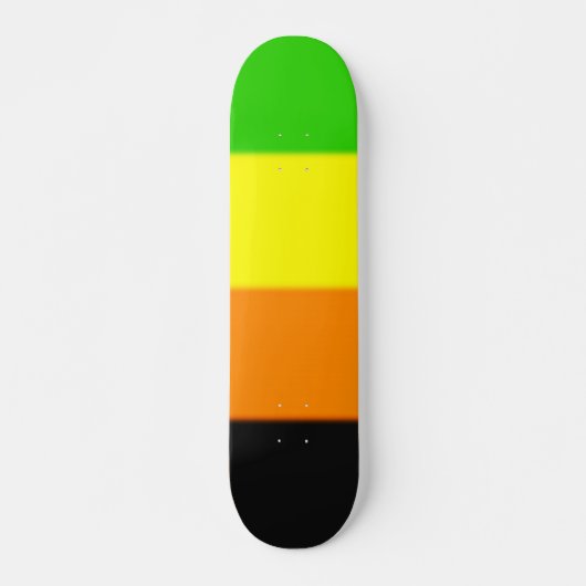 Fallln Aromantic Pride Flag Skateboard (Voorkant)